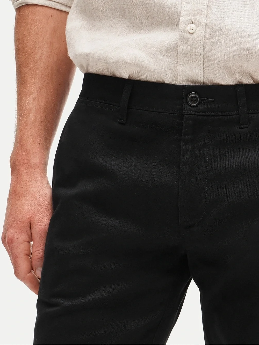 J. Crew 484 Slim-fit stretch chino pant in Black Size 36x34 NWT